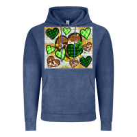 Vintage Denim St. Patrick's Day hearts tumbler Vintage Hoodie - Neo Western