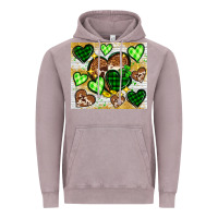Vintage Zinc St. Patrick's Day hearts tumbler Vintage Hoodie - Neo Western
