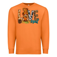 Carrot Love Fall Gnome Premium Sweatshirt - BundleAndBundleShop