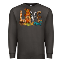 Smoke Love Fall Gnome Premium Sweatshirt - BundleAndBundleShop