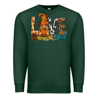 Sports Green Love Fall Gnome Premium Sweatshirt - BundleAndBundleShop