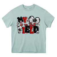Arona my heart is on that field soccer Heavy Core Tee - MaliasSmallBusiness