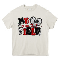 Cream my heart is on that field soccer Heavy Core Tee - MaliasSmallBusiness