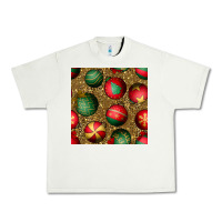 Pistachio christmas ornaments and leopard seamless pattern Urban Heavy Tee - BundleAndBundleShop