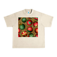 Sandshell christmas ornaments and leopard seamless pattern Urban Heavy Tee - BundleAndBundleShop