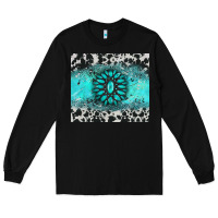 Black gemstone cowhide Long Sleeve Tee - AdoDesignShop