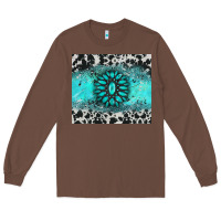 Chestnut gemstone cowhide Long Sleeve Tee - AdoDesignShop