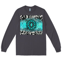 Smoke gemstone cowhide Long Sleeve Tee - AdoDesignShop