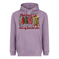 Lavender christmas lights are my favorite color Heavyweight Hoodie - MaliasSmallBusiness