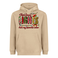 Mushroom christmas lights are my favorite color Heavyweight Hoodie - MaliasSmallBusiness