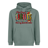Sage christmas lights are my favorite color Heavyweight Hoodie - MaliasSmallBusiness