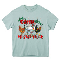 Arona what a damn cluckin' fluster fluck chickens christ Heavy Core Tee - MaliasSmallBusiness
