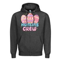Charcoal Heather hunting crew Zipper Hoodie - MaliasSmallBusiness