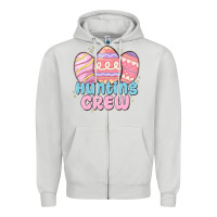 Dove Grey hunting crew Zipper Hoodie - MaliasSmallBusiness