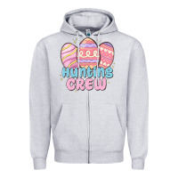 Heather Grey hunting crew Zipper Hoodie - MaliasSmallBusiness