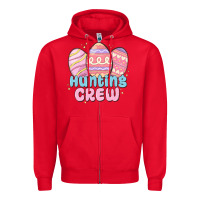 Red hunting crew Zipper Hoodie - MaliasSmallBusiness