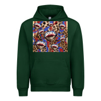 Forest Green American flag lips leopard  tumbler Urban Hoodie - HowdyJamesFarm