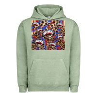 Pigment Oil Green American flag lips leopard  tumbler Urban Hoodie - HowdyJamesFarm
