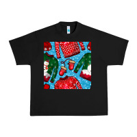 Black christmas clothes seamless pattern Urban Heavy Tee - BundleAndBundleShop