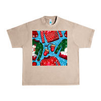 French Oak christmas clothes seamless pattern Urban Heavy Tee - BundleAndBundleShop