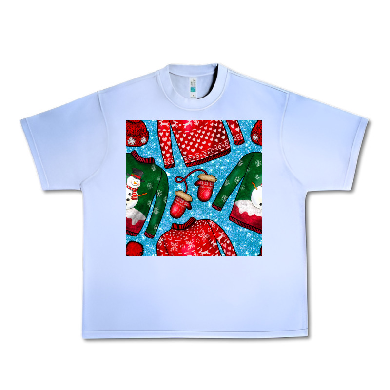 Christmas Clothes Seamless Pattern Urban Heavy Tee by BundleAndBundleShop | Teevron