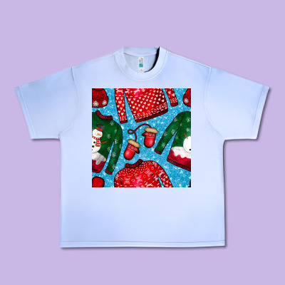 Christmas Clothes Seamless Pattern Urban Heavy Tee Designed By Bundleandbundleshop