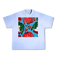 Grape Ice christmas clothes seamless pattern Urban Heavy Tee - BundleAndBundleShop