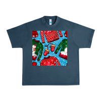 Midnight Navy christmas clothes seamless pattern Urban Heavy Tee - BundleAndBundleShop
