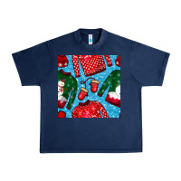 Navy christmas clothes seamless pattern Urban Heavy Tee - BundleAndBundleShop