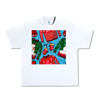 White christmas clothes seamless pattern Urban Heavy Tee - BundleAndBundleShop