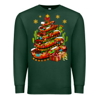 Sports Green Christmas Feliz Navidad Sombrero Tree Premium Sweatshirt - BundleAndBundleShop