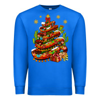 True Royal Christmas Feliz Navidad Sombrero Tree Premium Sweatshirt - BundleAndBundleShop