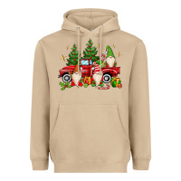 Mushroom christmas gnomes truck Heavyweight Hoodie - MaliasSmallBusiness