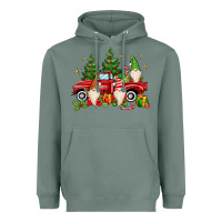 Christmas Gnomes Truck Heavyweight Hoodie | Teevron