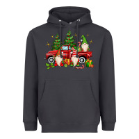 Smoke christmas gnomes truck Heavyweight Hoodie - MaliasSmallBusiness