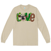 Mushroom Western St. Patrick's Day Love Cow Long Sleeve Tee - Artiststas
