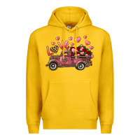 Lemon love truck with roses and leopard Premium Hoodie - RanaPortraitStore