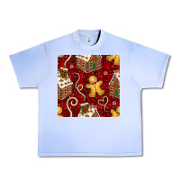 Grape Ice christmas gingerbread cookie house seamless pattern Urban Heavy Tee - BundleAndBundleShop