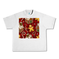 Lunar Rock christmas gingerbread cookie house seamless pattern Urban Heavy Tee - BundleAndBundleShop