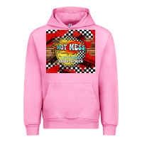 Fuchsia Pink hot mess daddy of both Urban Hoodie - TumblerDesignByShophia