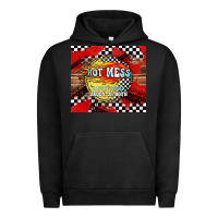 Pigment Black hot mess daddy of both Urban Hoodie - TumblerDesignByShophia