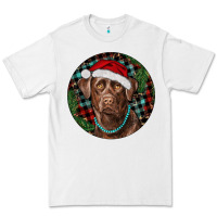 White Labrador Retriever Christmas Premium Tee - RanaPortraitStore