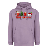Lavender feliz navidad Heavyweight Hoodie - MaliasSmallBusiness