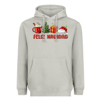 Moon Dust feliz navidad Heavyweight Hoodie - MaliasSmallBusiness