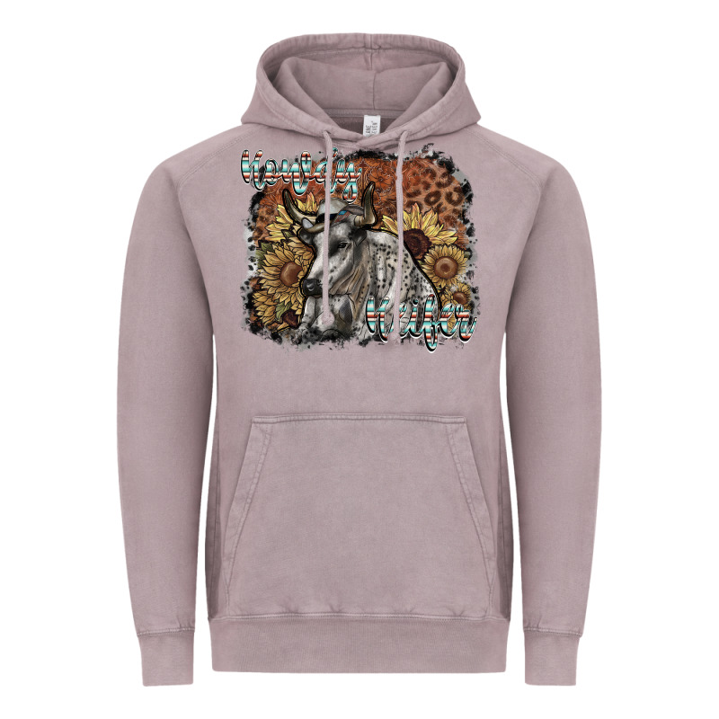 Howdy Heifer Vintage Hoodie by SublimationCraftShop | Teevron