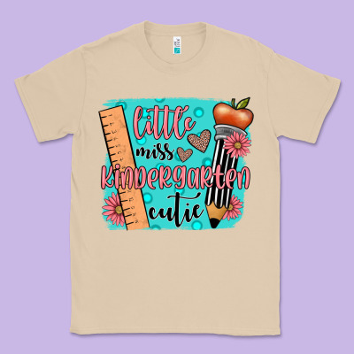 Little Miss Kindergarten Cutie Classic Tee Designed By Jahusdesignshop