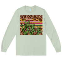 Matcha cactus serape Long Sleeve Tee - AdoDesignShop