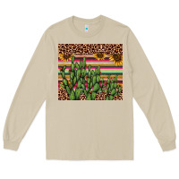 Mushroom cactus serape Long Sleeve Tee - AdoDesignShop