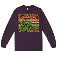 Plum cactus serape Long Sleeve Tee - AdoDesignShop