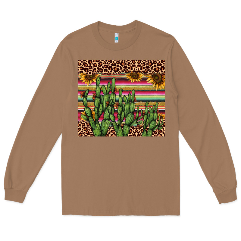 Cactus Serape Long Sleeve Tee by AdoDesignShop | Teevron